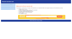 Desktop Screenshot of forum-naruto.net
